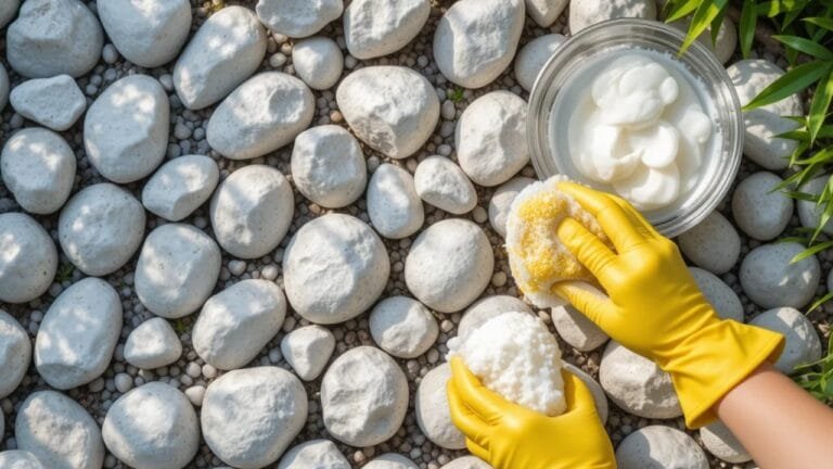 7 Produtos Caseiros para Limpar Pedra Branca do Jardim com segurança