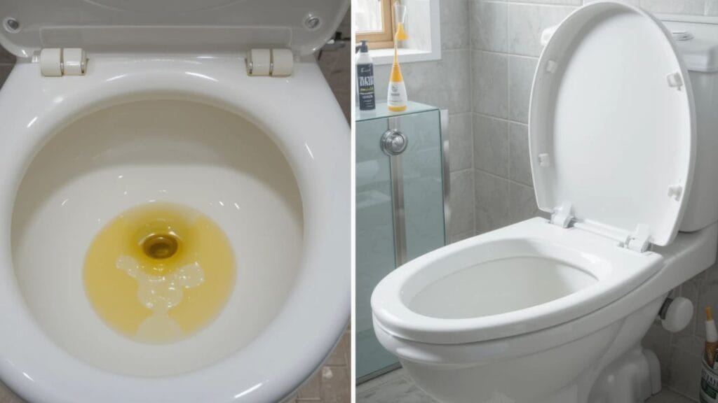 Como limpar vaso sanitário encardido