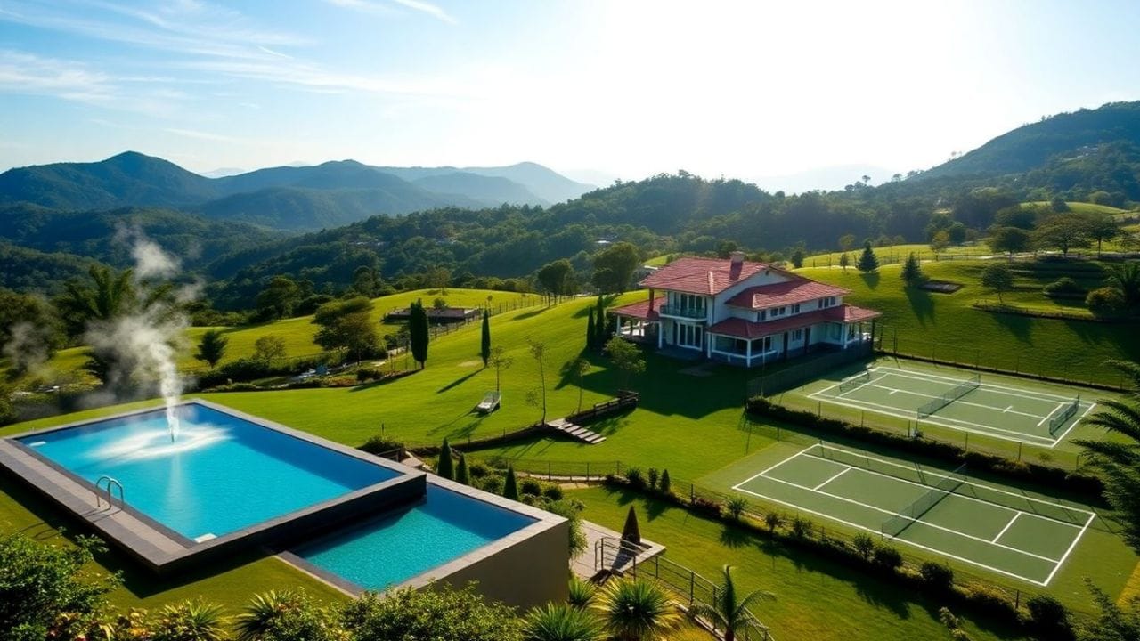 Vista Infinita, Piscina Aquecida e Quadra de Tênis: Descubra a Mansão dos Sonhos em Campos do Jordão