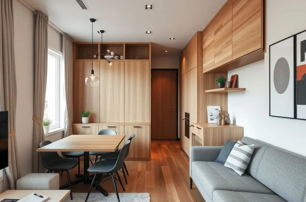 Marcenaria em apartamento pequeno