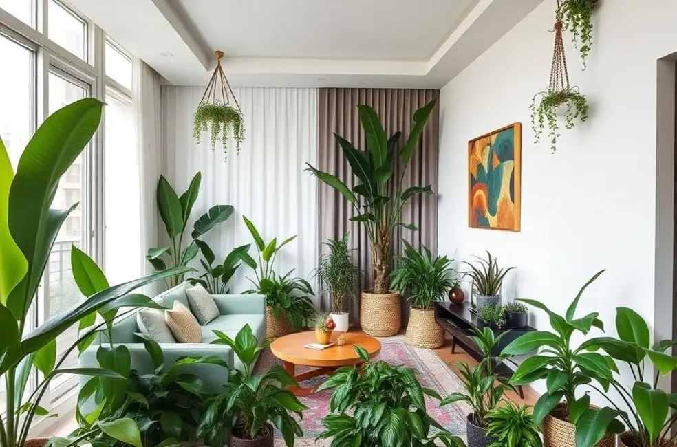 A Importância de Plantas em Apartamentos de Luxo