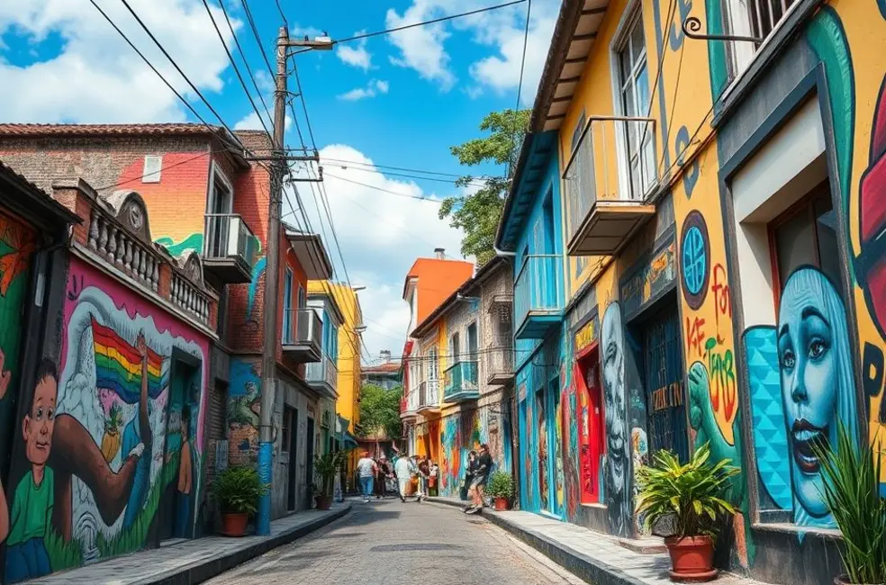 arte urbana em Blumenau