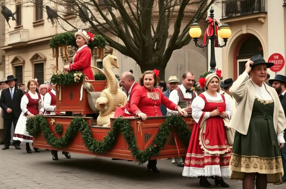 A História dos Desfiles de Natal em Blumenau