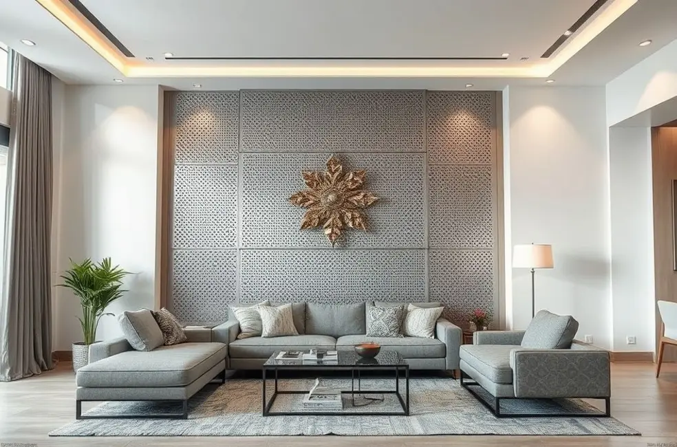 Incorporando Painéis Metálicos Perfurados na Decoração de Interiores