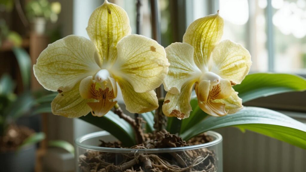 Orquídea Folha Murcha